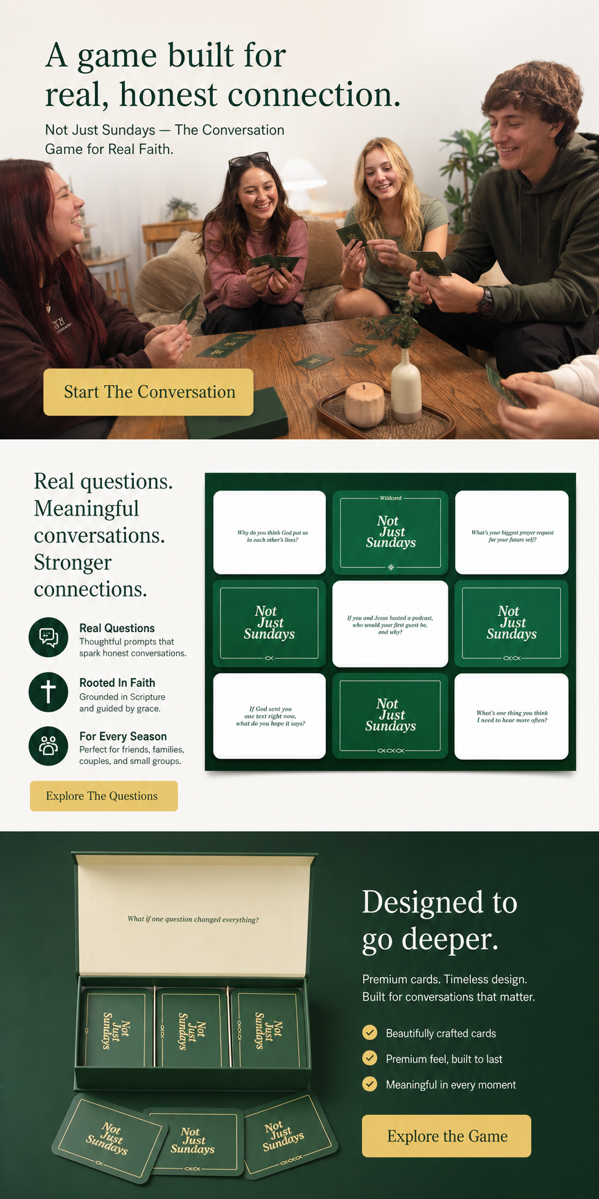 Welcome email MailPanda designed for Not Just Sundays